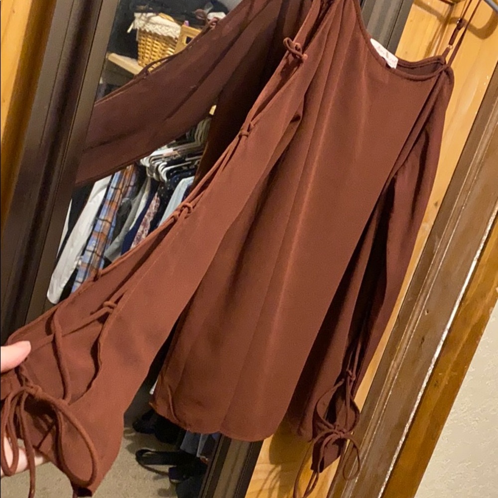 Sheer rust top